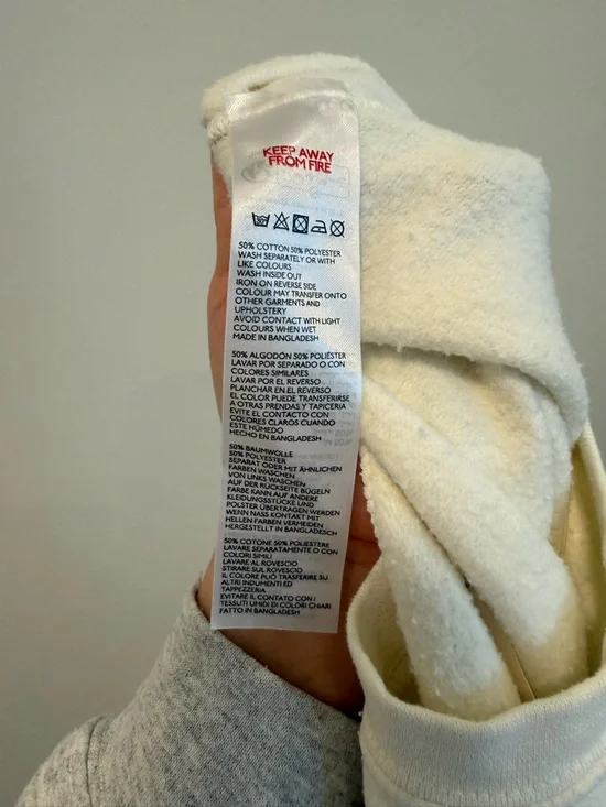 NWT Anthropologie Les Citrons Graphic Crewneck Sweatshirt Medium Vacay Coastal - Picture 9 of 9